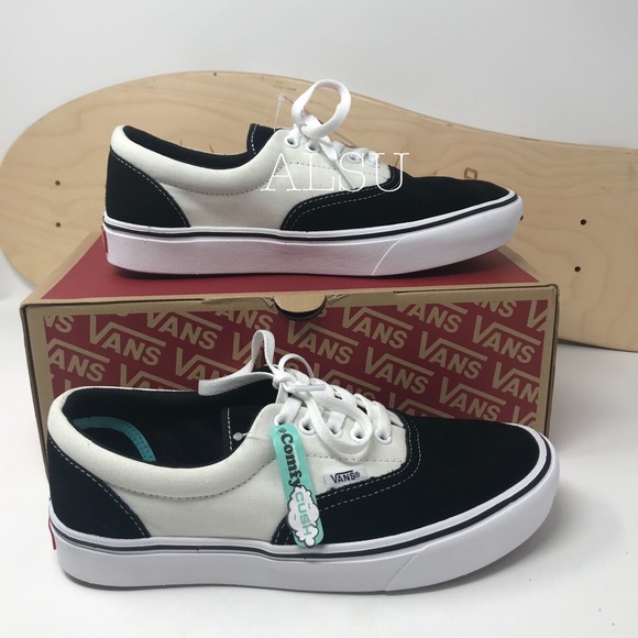 VANS Comfycush Era Suede Canvas Black Mars W - Picture 2 of 8